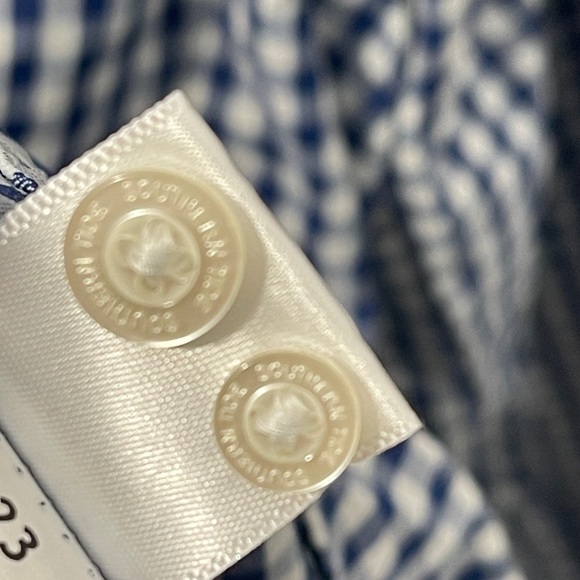 Southern Tide Gingham Intercoastal Sport Button Down Shirt in Yacht Blue XL - Picture 7 of 10